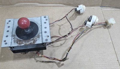  Arcade MS PAC MAN BALLY MIDWAY Original JOYSTICK + HARNESS Vintage 