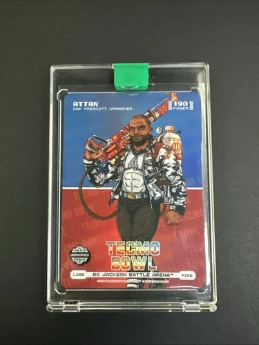 Attak 190 Power Bo Jackson Battle Arena Tecmo Bowl Fire L-268 Logo
