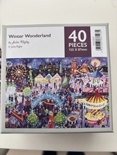 Wentworth Winter Wonderland 40 Piece Wooden Jigsaw Puzzle Complete In Small Box