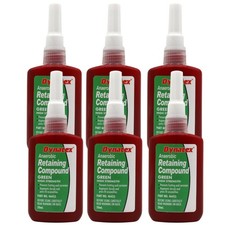 Dynatex Green High Strength Retaining Compound 1.69 oz Bottle (6-Pack)