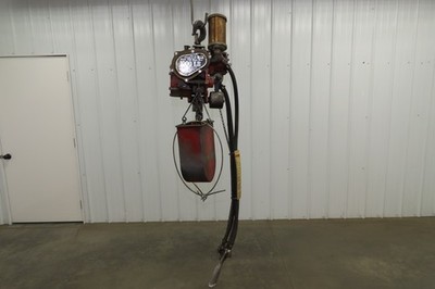Chicago Pneumatic 1/2 Ton 1000Lb Power Vane Air Chain Hoist 10' Lift w/Pendant
