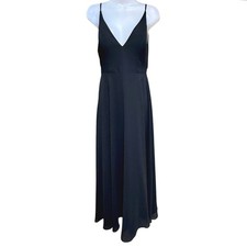 Jenny Yoo Collection Dress Size 6 Black Chiffon Long Formal Sleeveless Wedding