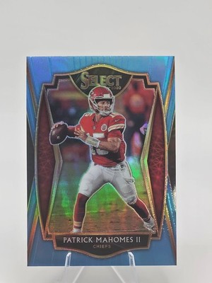 2020 Panini Select #130 Patrick Mahomes II Light Blue Prizm #/99 KC Chiefs