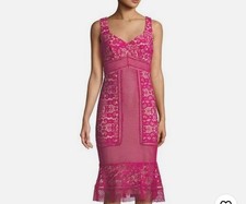 Jax Black Label Hot Pink Dress Size 10 NWT