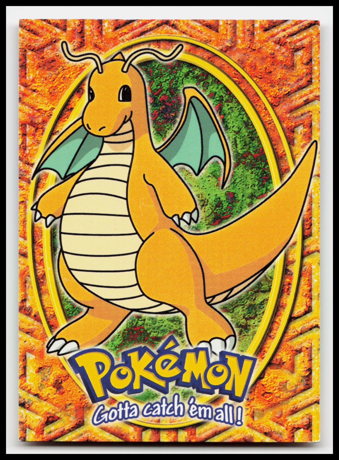 Dragonite #149 E12 of 12 Blue Logo Topps Non Holo Trading Cards Pokémon Card