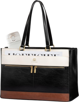 LOVEVOOK Laptop Bag for Women,15.6 Inch Vintage Work Tote Bags for Women