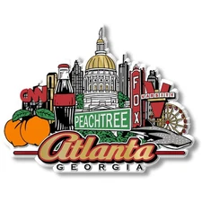 Atlanta City Magnet by Classic Magnets