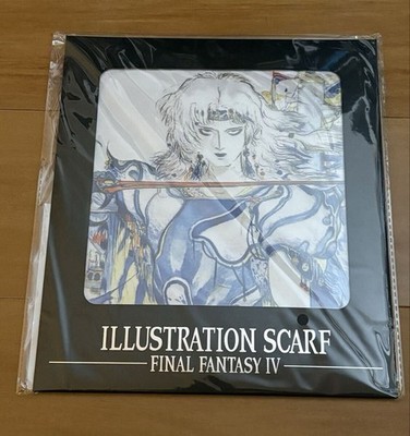 Final Fantasy 4 Limited Edition Illustration Scarf Cecil & Kain 75x50cm New