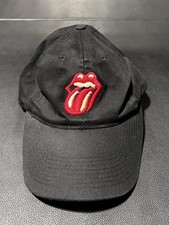Rolling Stones black tongue logo hat