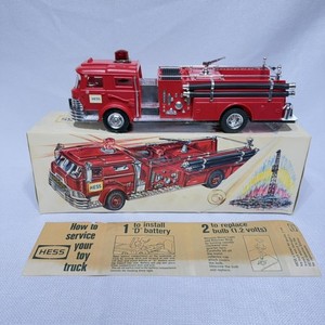 1970 Hess Fire Truck - Nonfunctional - Original Box/Insert