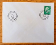 Enveloppe avec oblitération navale. "Toulon commandos Marine".