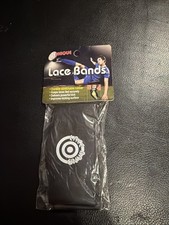 Unikalne sportowe koronkowe opaski knagi koronkowe pokrowce - czarne