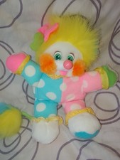 Peluche Popples Clown / Série Costume/ Mattel/Popples Vintage.