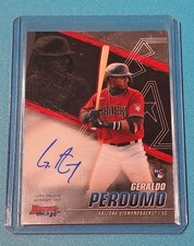 Geraldo Perdomo 2021 Bowman's Best Auto Rookie RC #B21-GP Diamondbacks (B3)