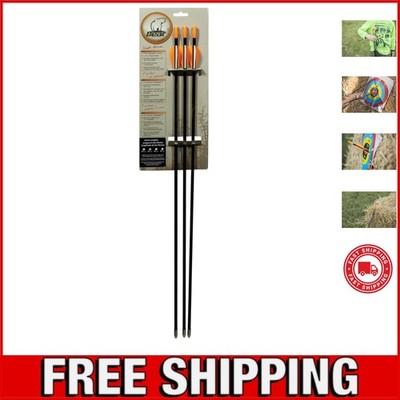 Durable 26-Inch Youth Safetyglass Arrows - 3 Per Card, Pre-Fletched Convenience