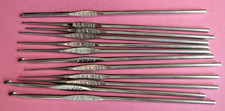 Vintage Boye Crochet Hooks Lot of 12  Multiple Sizes  Money prices