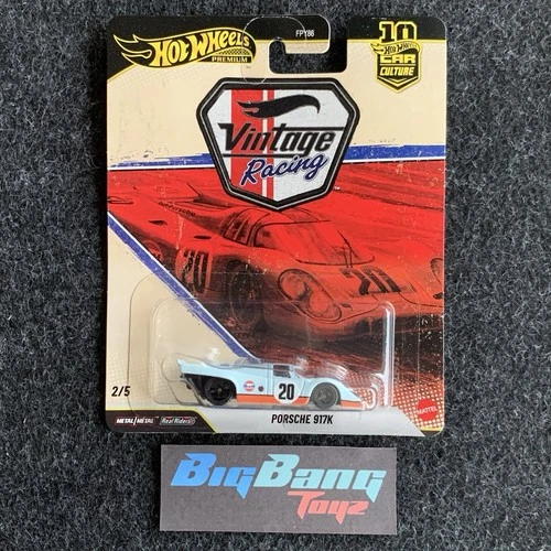 Hot Wheels Premium Porsche 917K Vintage Racing 2026 (In-Stock) New FPY86-T Gulf
