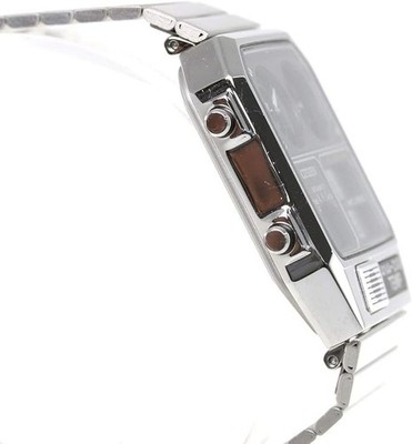 Citizen Ana-Digi Temp JG2101-78E Silver Vintage Watch Thermometer