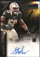 Stephone Anthony Card 2015 Panini Playbook Rookie X's and O's Autograph #28 