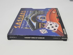 Philips CD-i CDI Caesars World of Gambling W/ Slipcover Tested Free US Shipping!