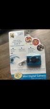 New Sealed Innovage Mini Digital Camera 3-in-1 Keychain with Accessories Blue