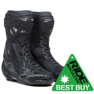 TCX RT-Race Pro Air Black/reflex Motorcycle Boots - Size 43 Uk 9
