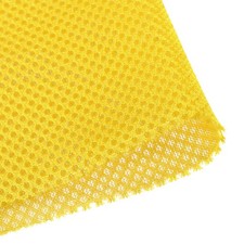Yellow Speaker Mesh Grill Stereo Fabric Dustproof 100cm x 160cm 40" x 63"
