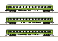 Trix 15462, 3Tlg. Set Schnellzugwagen, Flixtrain, Neu & Ovp, N