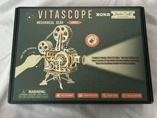 ROKR Vitascope Mechanical Gear LK601 DIY Film Projector Kit Puzzle Toy NEW