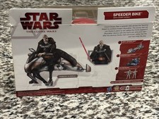 Star Wars The Clone Wars Speeder Bike with Count Dooku