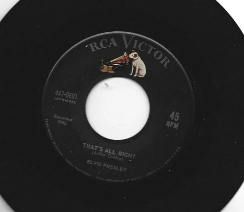 ROCKABILLY 45 - ELVIS PRESLEY -THATS ALL RIGHT - HEAR - 1959 GOLD STANDARD RCA