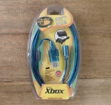 Mad Catz for Original Xbox Controller 7 ft BLUE Extension Cord Cable Wiring