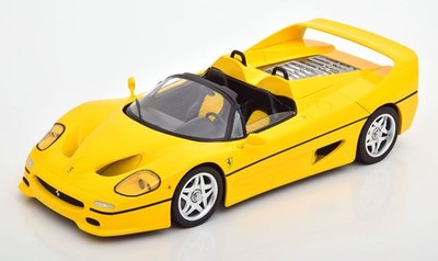 KK Scale 1 18 Ferrari F50 Spider 1995 Yellow Diecast Ferrari