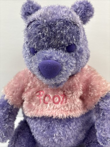 Peluche Disney Store Winnie the Pooh SUGAR SWEET POOH viola 12" - Foto 2 di 9