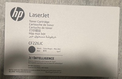 HP CF226JC Black Toner Cartridge High Yield 26JC HP LJ Pro M402,M426 New