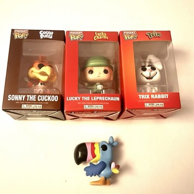 Funko Pocket Pop Lot - Sonny Cuckoo Lucky Leprechaun Trix Rabbit Toucan Sa