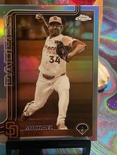 2025 Topps Chrome MICHAEL KING Base Set #35 Sepia Refractor Padres