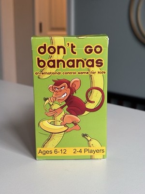 Don't Go Bananas - Emotional Control Game for Kids 6-12 - Cards - CBT