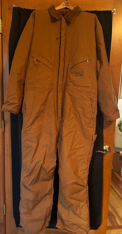 Walls Quilted Insulated Coveralls 2XLR Duck Brown RN20697 CA01095