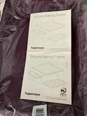 Tupperware Silikonform Ecki - Backform halbes Backblech - NEU