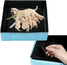 BALAPET Whelping Box for Dogs and Puppies,Foldable Portable Whelping Pen, Pu...