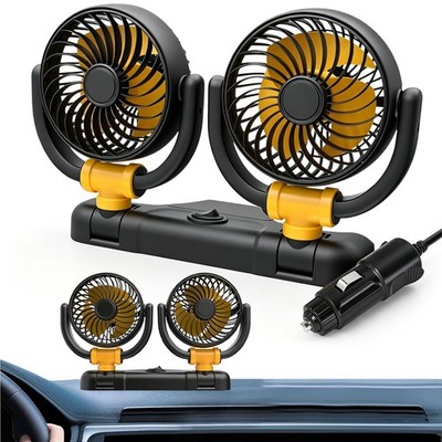Auto Ventilator 12V Doppellüfter Auto KFZ Lüfter Auto Kühlluftventilator Kühler