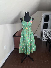 Disney Parks Authentic Original Size S Enchanted Tiki Room Sundress Tropical