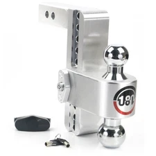 Weigh Safe CTB8-2 180° Hitch Aluminum | 8″ Drop for 2″ Receiver Hitch