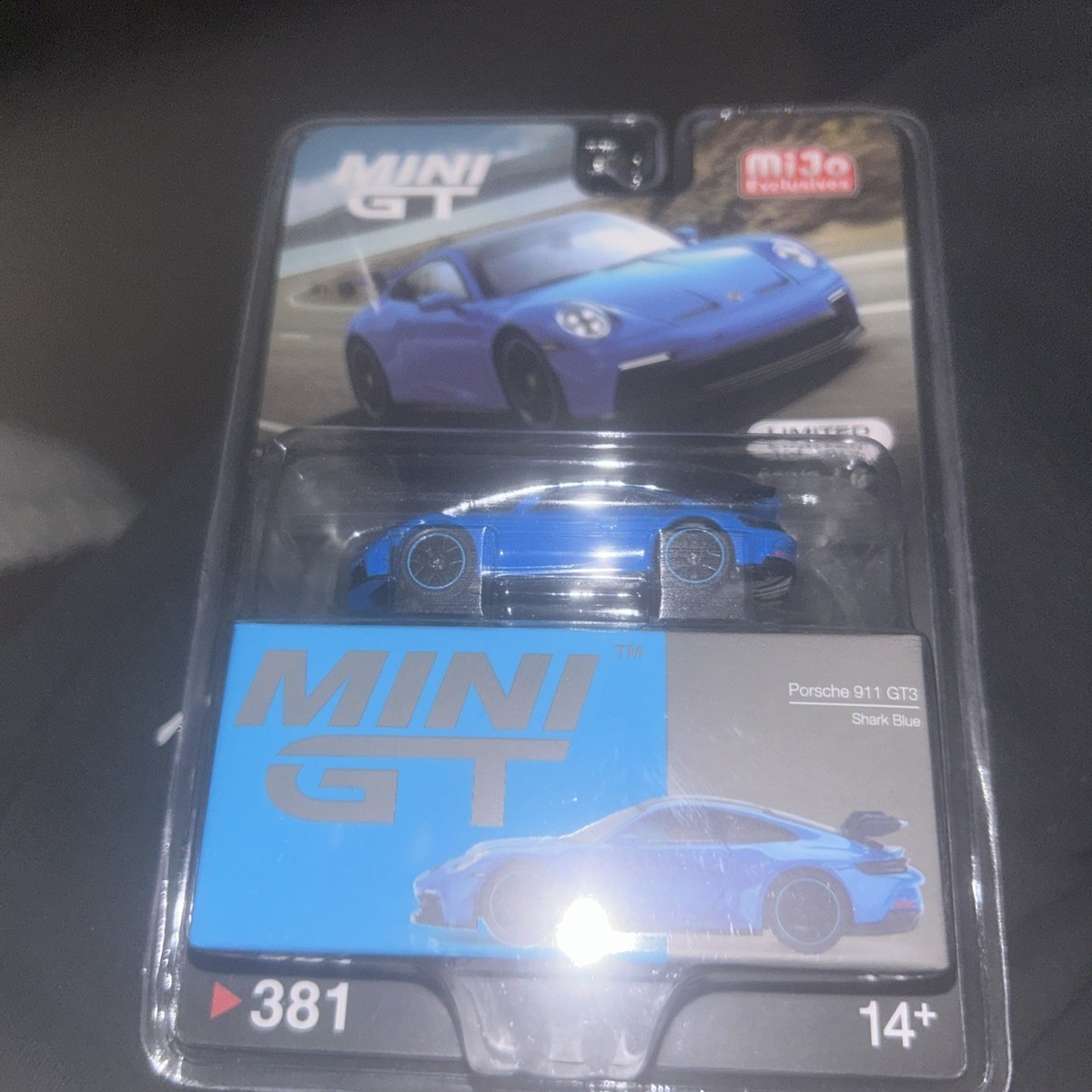 Mini GT Porsche 911 (992) GT3 Shark Blue MGT 381 NEW SEALED