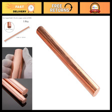 12" Pure Copper Round Rod 3/4" Diameter, 99.9 Solid Metal for DIY Projects