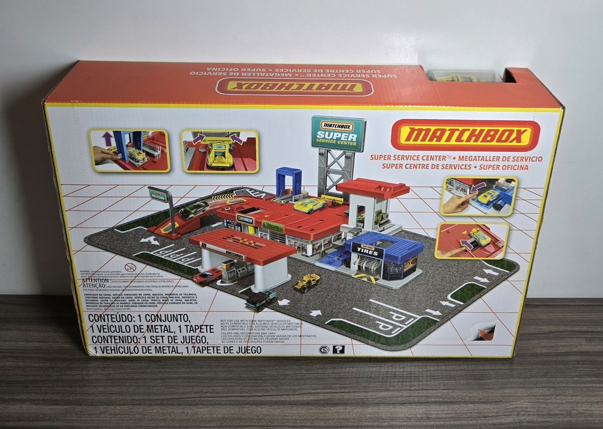 Matchbox 79391473 1:64 Super Service Center Play Set for