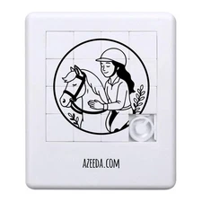 'Horse Rider' Sliding Puzzle (PZ00036706)
