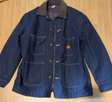 VINTAGE BIG BEN DENIM JACKET BY WRANGLER..44 REG.BLANKET LINED.NO TAGS.UNWORN