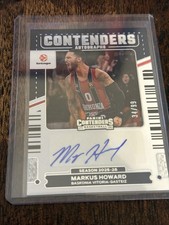 2025-26 Contenders Euroleague Markus Howard Auto /99